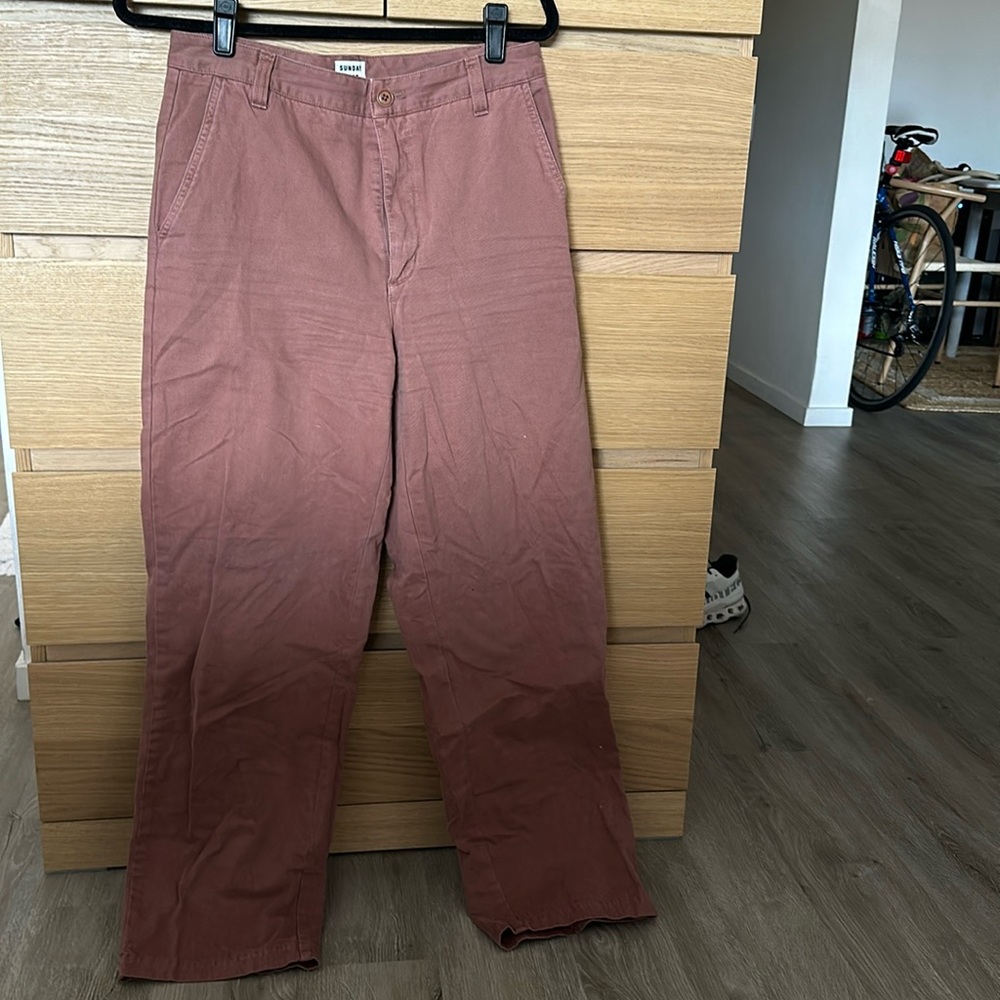 Aritzia Sunday Best size 8 pants, blushed rose color